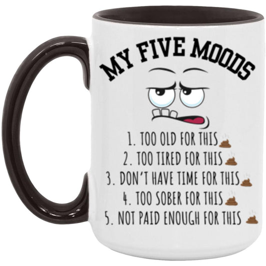 My Five Moods Coffee Cup