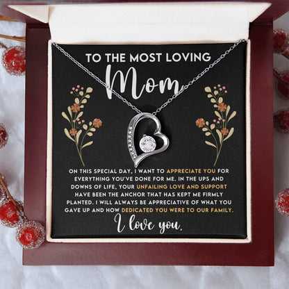 Gift for Mom | To my Mom | Forever Love Necklace