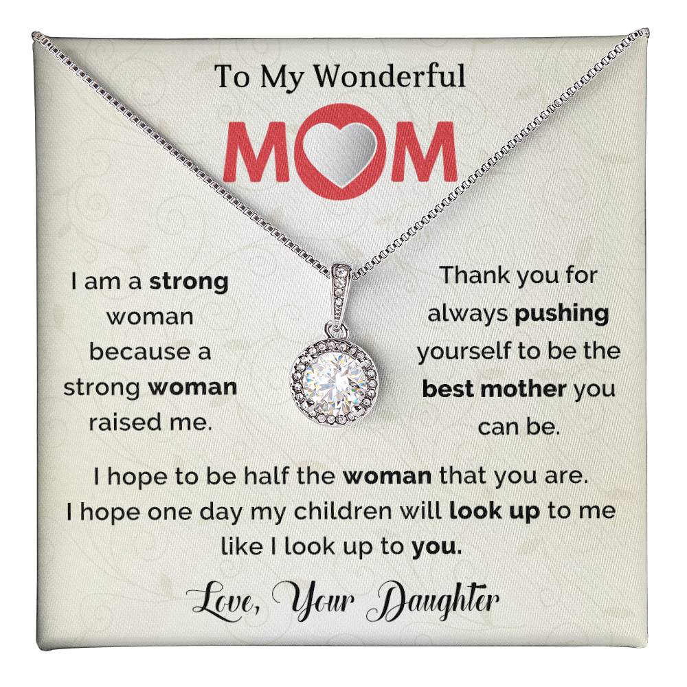 To My Wonderful Mom | Eternal Hope Necklace