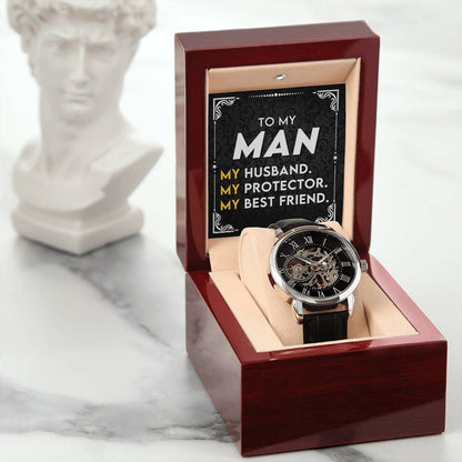 To My Man | Men's Openwork Watch