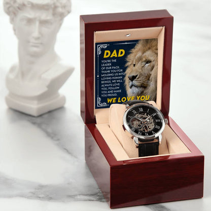 To My Dad | Men's Openwork Watch