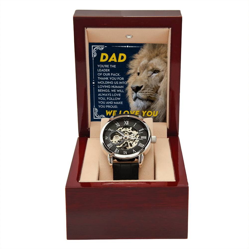 To My Dad | Men's Openwork Watch