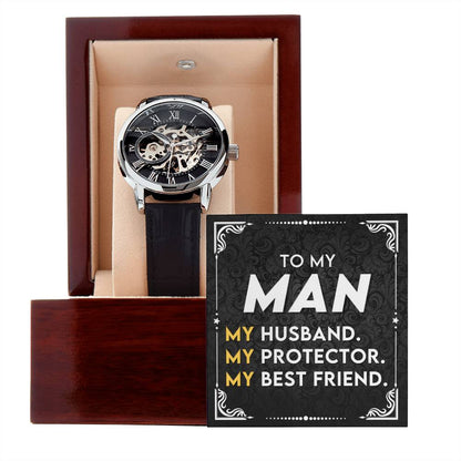 To My Man | Men's Openwork Watch