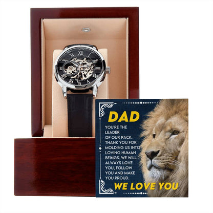 To My Dad | Men's Openwork Watch