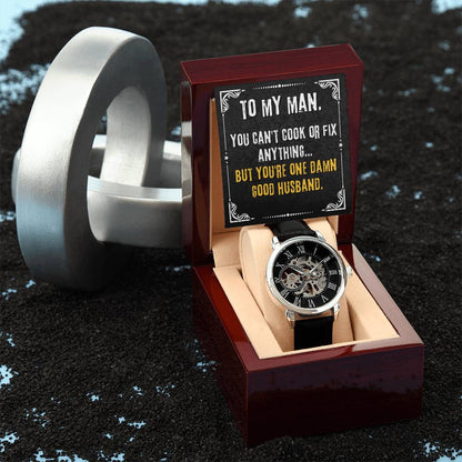 To My Man | Men's Openwork Watch