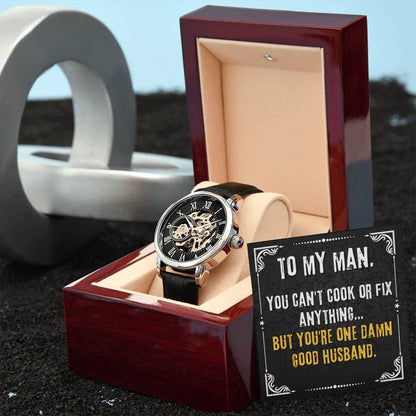 To My Man | Men's Openwork Watch