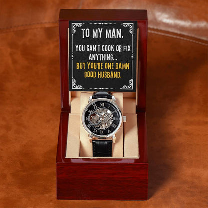 To My Man | Men's Openwork Watch