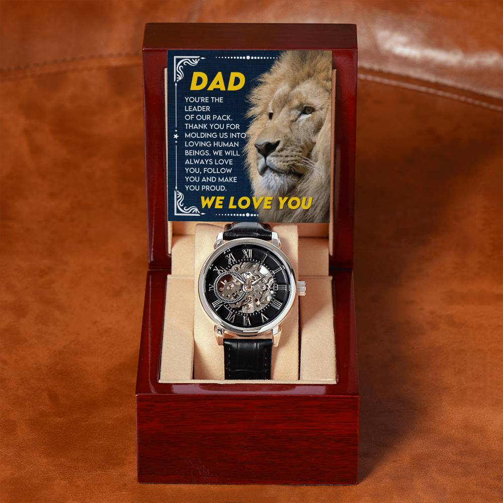 To My Dad | Men's Openwork Watch