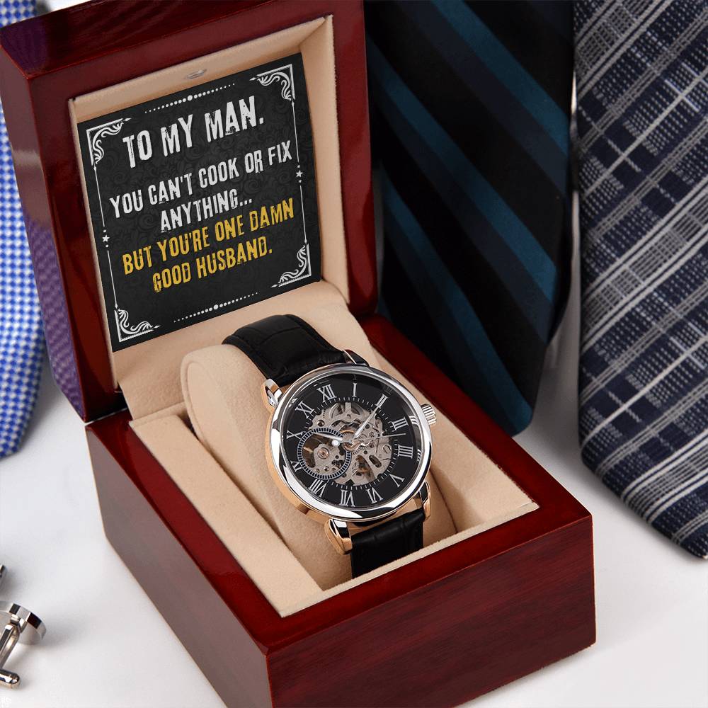 To My Man | Men's Openwork Watch