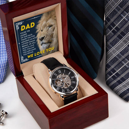 To My Dad | Men's Openwork Watch