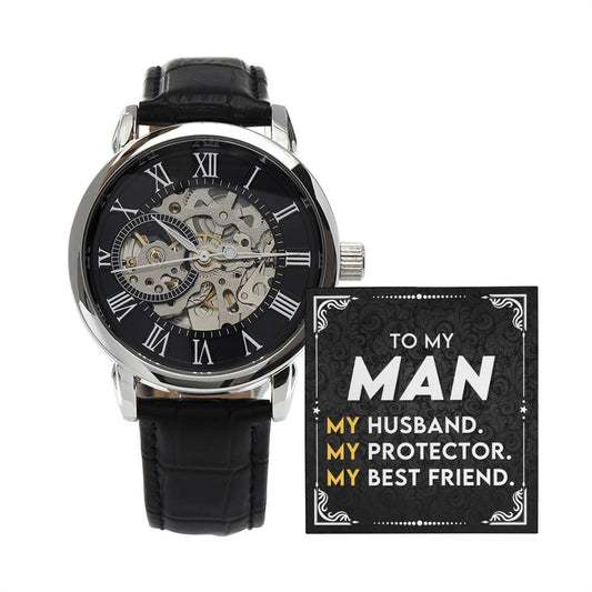 To My Man | Men's Openwork Watch