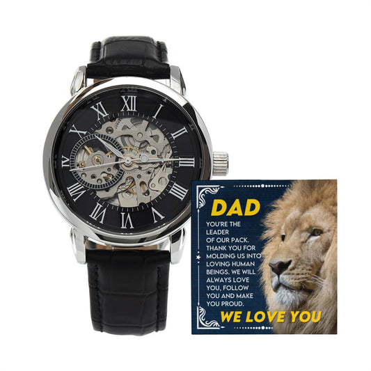 To My Dad | Men's Openwork Watch