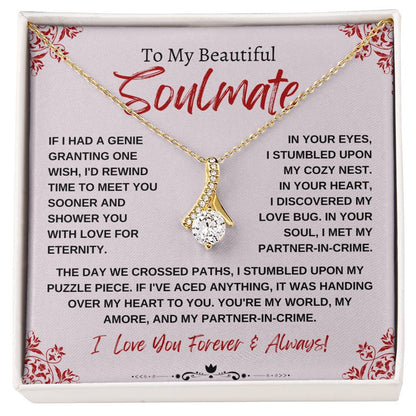 To My Beautiful Soulmate | Alluring Beauty Necklace