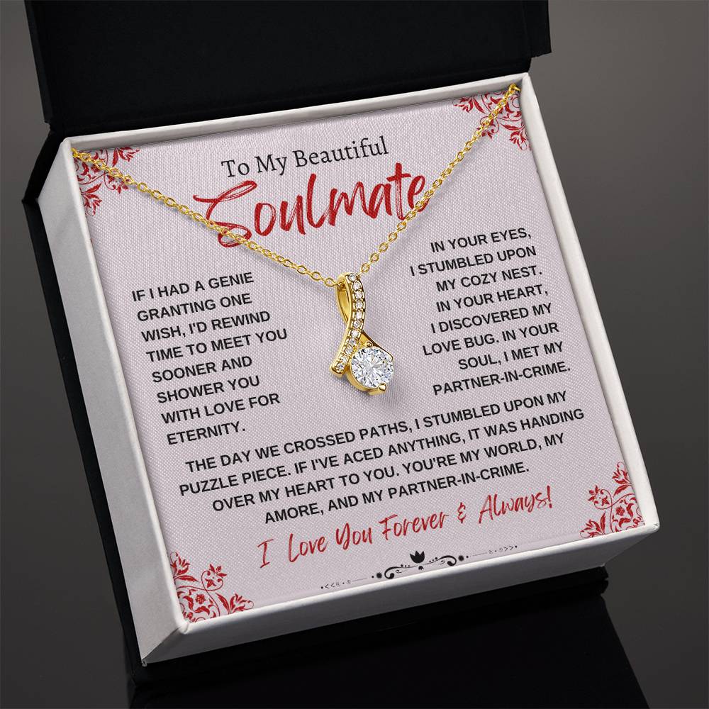 To My Beautiful Soulmate | Alluring Beauty Necklace