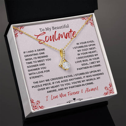 To My Beautiful Soulmate | Alluring Beauty Necklace