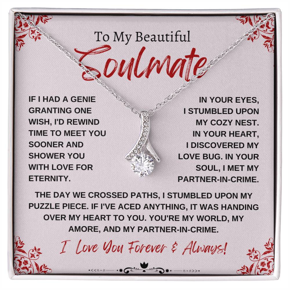 To My Beautiful Soulmate | Alluring Beauty Necklace