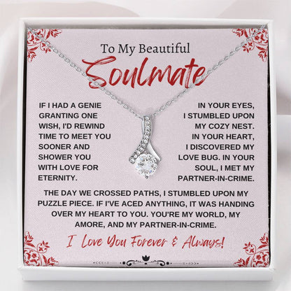 To My Beautiful Soulmate | Alluring Beauty Necklace