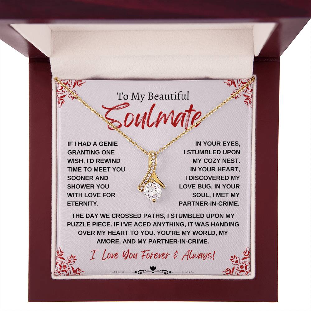 To My Beautiful Soulmate | Alluring Beauty Necklace