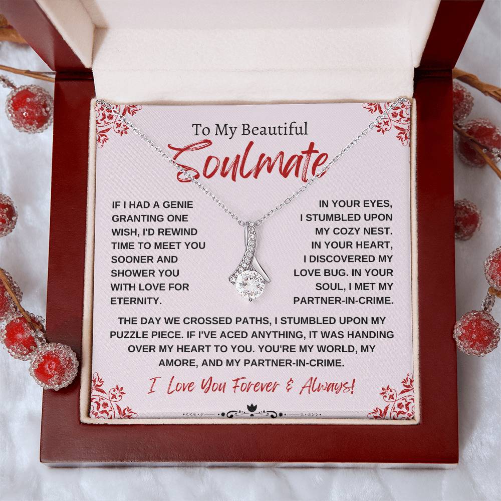 To My Beautiful Soulmate | Alluring Beauty Necklace