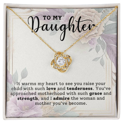 To my Daughter | Gift for Daughter | Love Knot Necklace