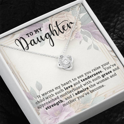 To my Daughter | Gift for Daughter | Love Knot Necklace