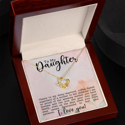 To my Daughter | Gift for Daughter | Love Knot Necklace