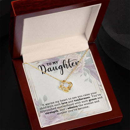 To my Daughter | Gift for Daughter | Love Knot Necklace