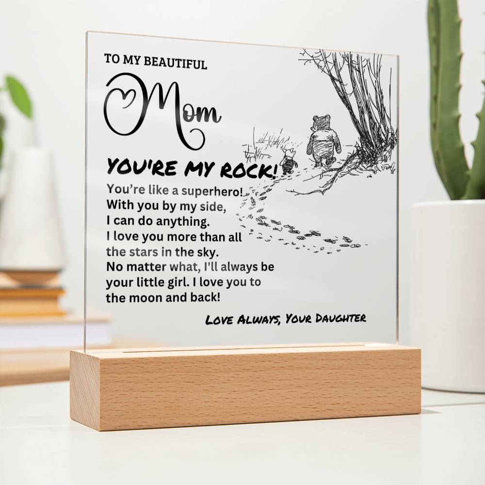 My Superhero Mom Plaque