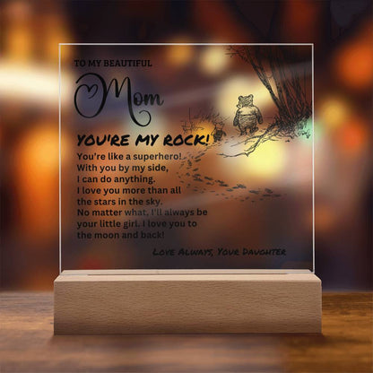 My Superhero Mom Plaque