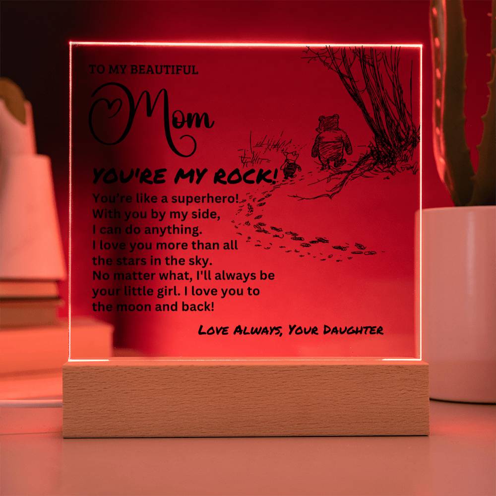 My Superhero Mom Plaque