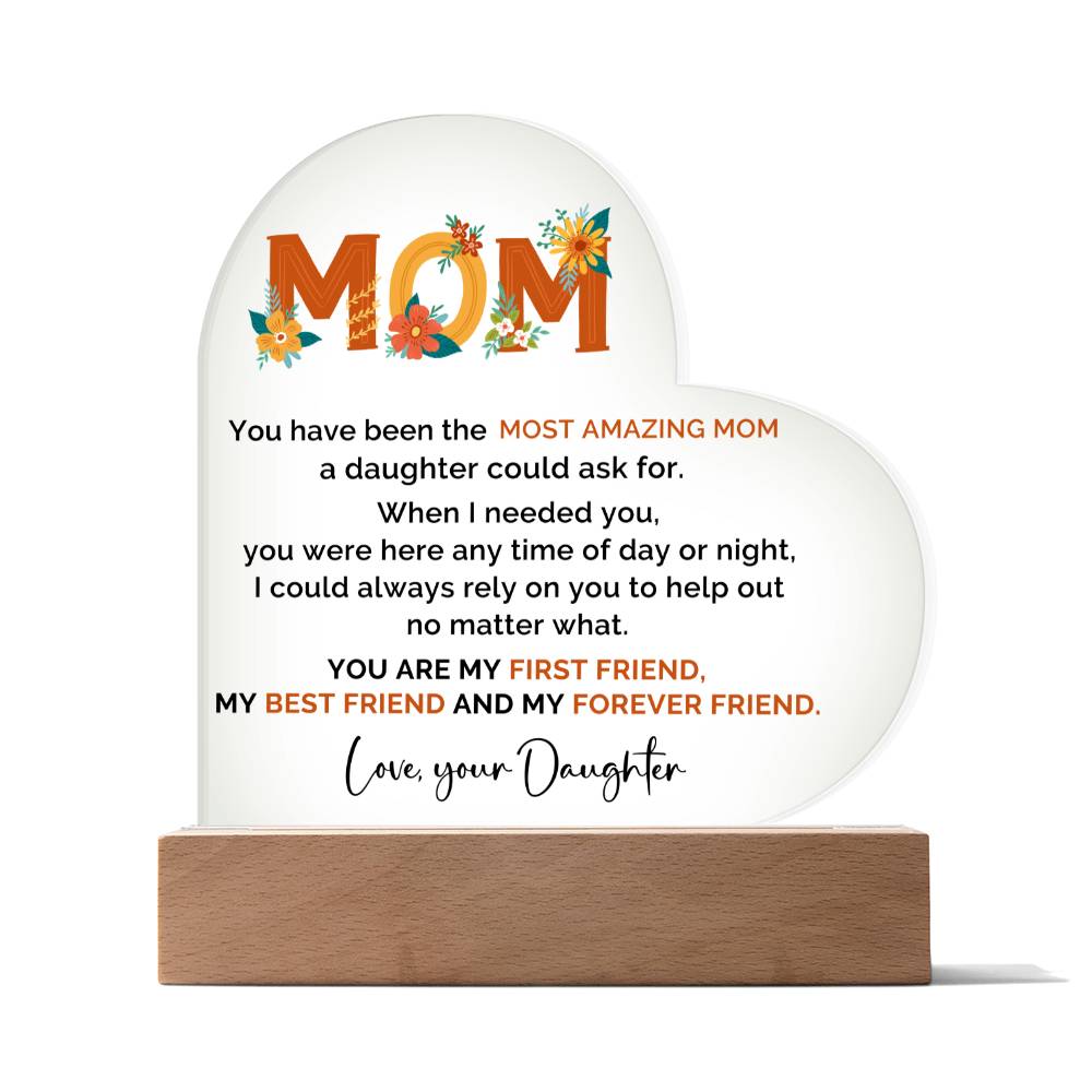 The Most Amazing Mom Plaque