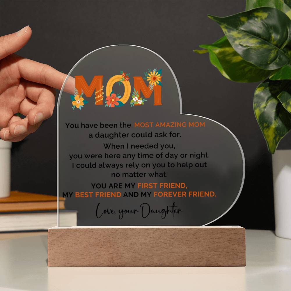 The Most Amazing Mom Plaque