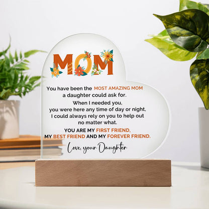 The Most Amazing Mom Plaque