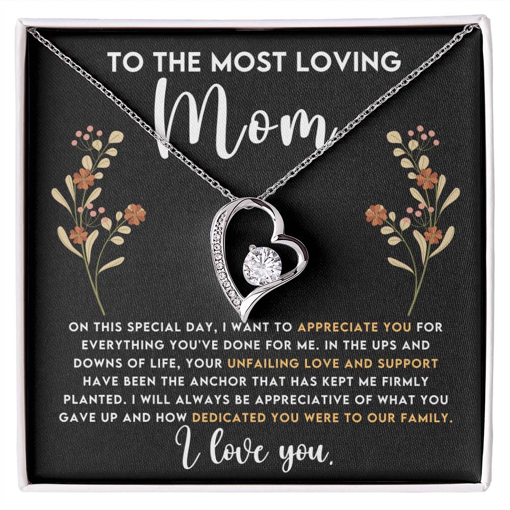 Gift for Mom | To my Mom | Forever Love Necklace