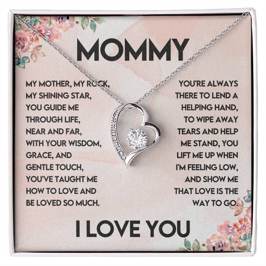 My Mother, My Rock | Gift for Mom | To my Mom | Forever Love Necklace