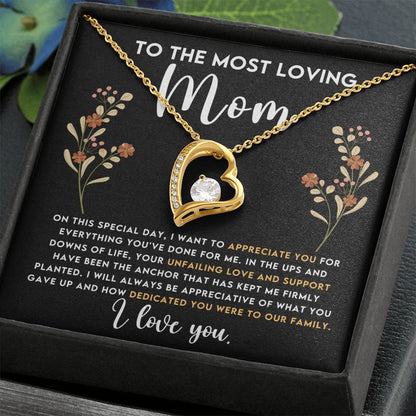 Gift for Mom | To my Mom | Forever Love Necklace